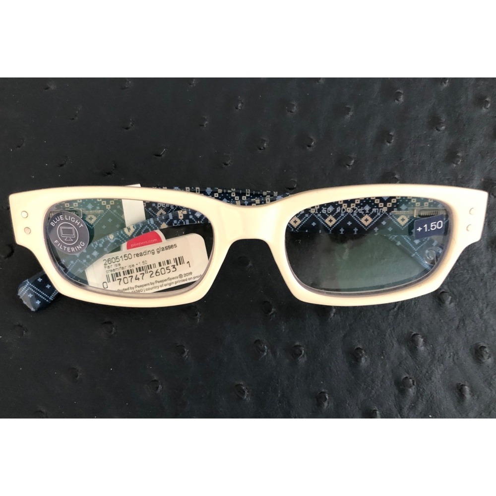 New Fair Isle PEEPERS BLUE LIGHT FILTERING Readers +1.50